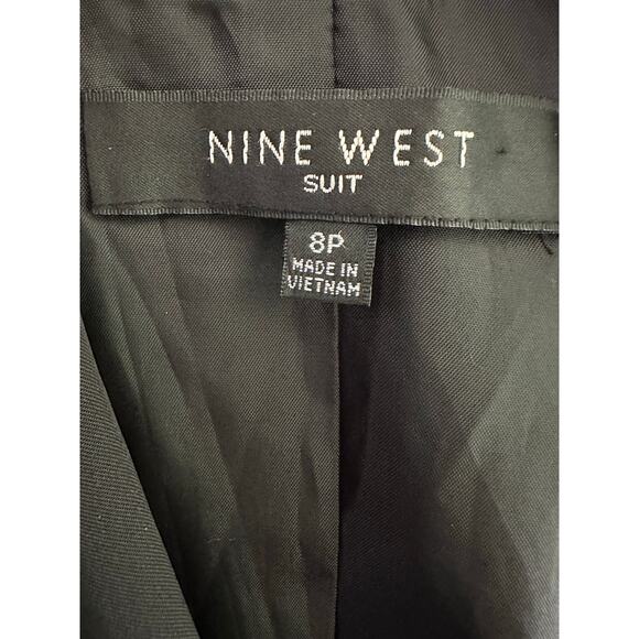NINE WEST black two button blazer size 8P - Picture 3 of 13